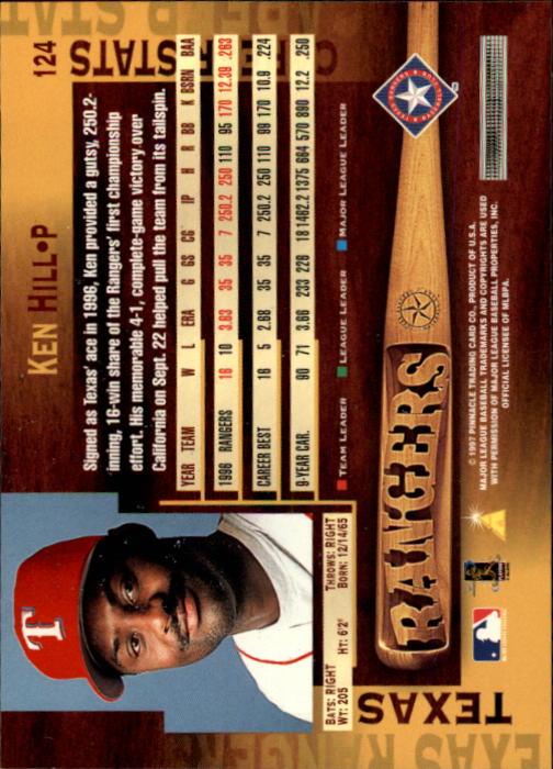 B1775- 1997 Pinnacle Baseball Cards 1-200 +Inserts -You Pick- 15+ FREE US SHIP - Picture 247 of 418