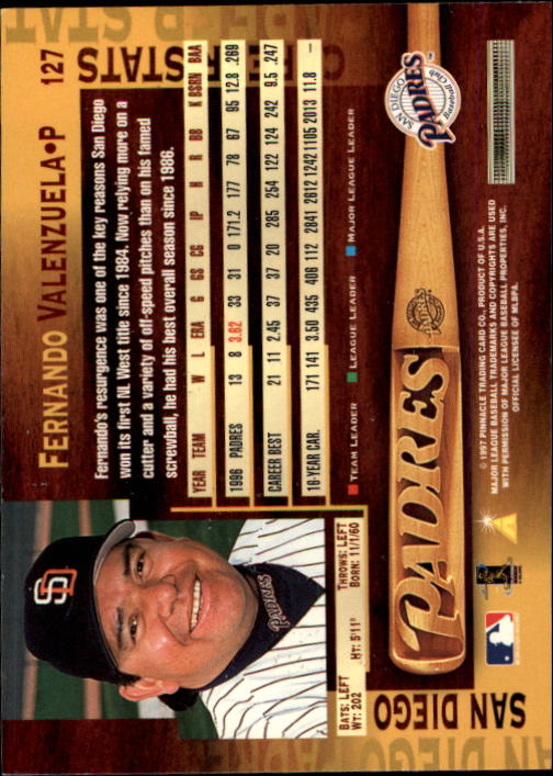 B1775- 1997 Pinnacle Baseball Cards 1-200 +Inserts -You Pick- 15+ FREE US SHIP - Picture 253 of 418