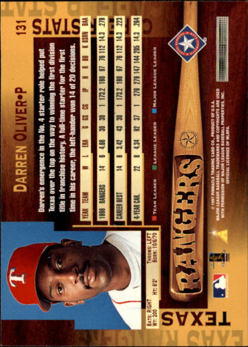 B1775- 1997 Pinnacle Baseball Cards 1-200 +Inserts -You Pick- 15+ FREE US SHIP - Picture 261 of 418