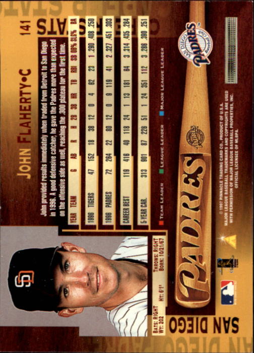 B1775- 1997 Pinnacle Baseball Cards 1-200 +Inserts -You Pick- 15+ FREE US SHIP - Picture 281 of 418
