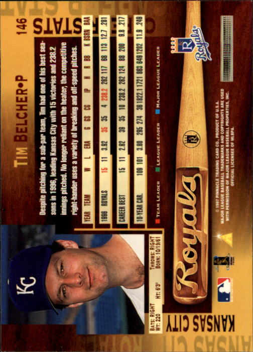 B1775- 1997 Pinnacle Baseball Cards 1-200 +Inserts -You Pick- 15+ FREE US SHIP - Picture 291 of 418
