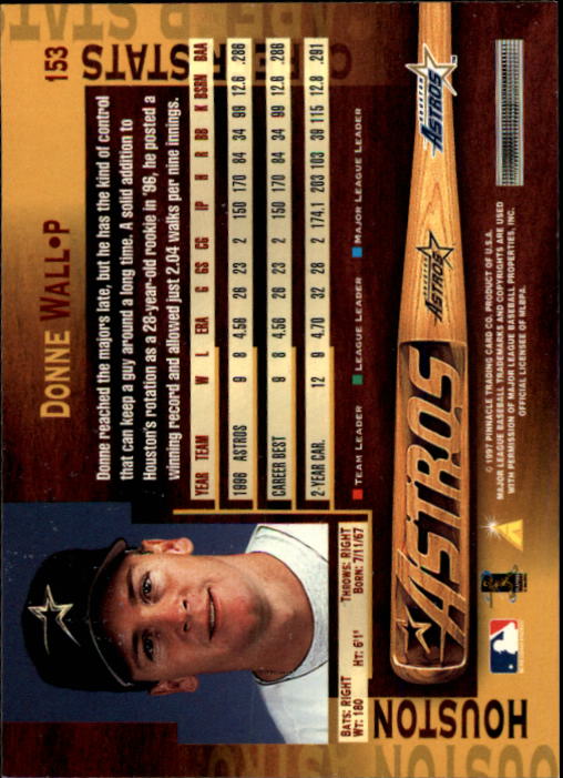 B1775- 1997 Pinnacle Baseball Cards 1-200 +Inserts -You Pick- 15+ FREE US SHIP - Picture 305 of 418