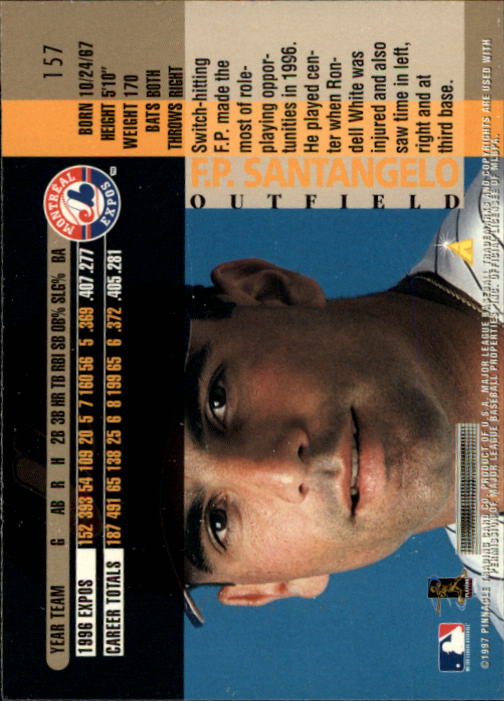 B1775- 1997 Pinnacle Baseball Cards 1-200 +Inserts -You Pick- 15+ FREE US SHIP - Picture 313 of 418