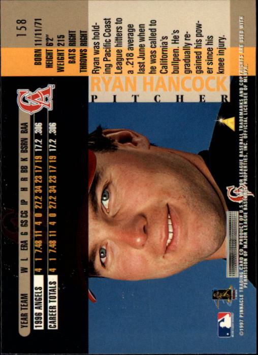 B1775- 1997 Pinnacle Baseball Cards 1-200 +Inserts -You Pick- 15+ FREE US SHIP - Picture 315 of 418