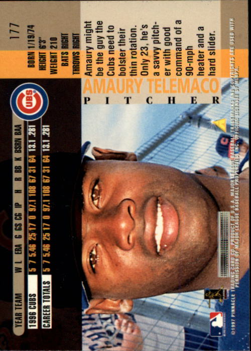 B1775- 1997 Pinnacle Baseball Cards 1-200 +Inserts -You Pick- 15+ FREE US SHIP - Picture 353 of 418