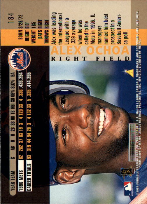 B1775- 1997 Pinnacle Baseball Cards 1-200 +Inserts -You Pick- 15+ FREE US SHIP - Picture 367 of 418