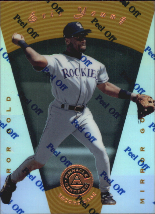 1997 Pinnacle Certified Mirror Gold #86 Eric Young