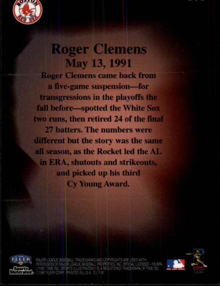 Roger Clemens cards (1987-2022) Red Sox Yankees Blue Jays Astros - You Choose - Picture 151 of 356