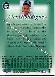 1997 Sports Illustrated #P158 Alex Rodriguez Promo back image