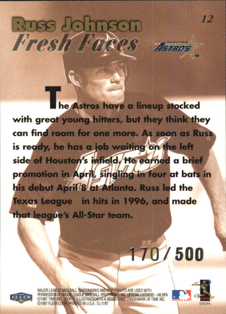 1997 Sports Illustrated Extra Edition #12 Russ Johnson back image