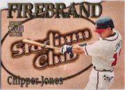 1997 Stadium Club Firebrand Wood #F8 Chipper Jones
