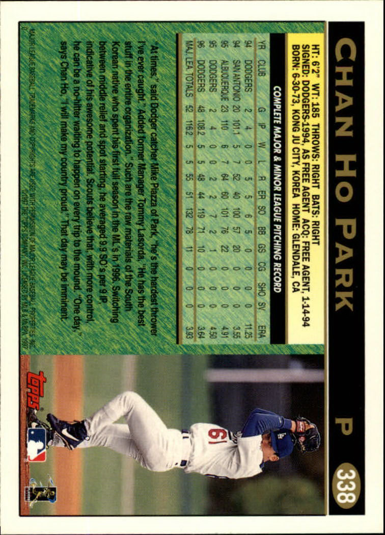 A1054- 1997 Topps Baseball Cards 251-496 +Inserts -You Pick- 15+ FREE US SHIP