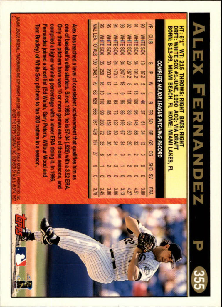 A1054- 1997 Topps Baseball Cards 251-496 +Inserts -You Pick- 15+ FREE US SHIP - Picture 203 of 475