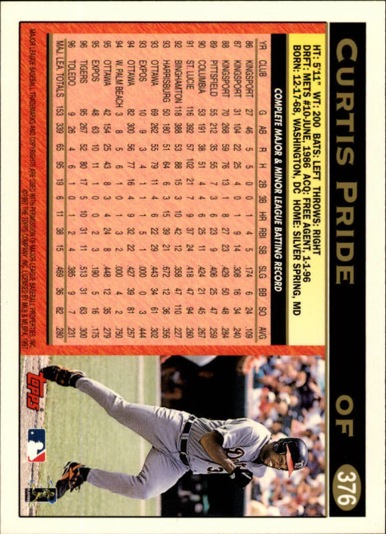 A1054- 1997 Topps Baseball Cards 251-496 +Inserts -You Pick- 15+ FREE US SHIP - Picture 243 of 475