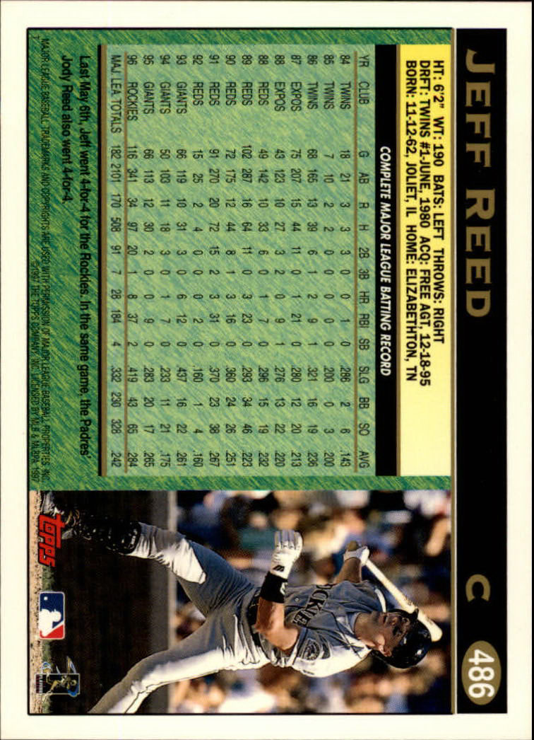 A1054- 1997 Topps Baseball Cards 251-496 +Inserts -You Pick- 15+ FREE US SHIP - Picture 451 of 475