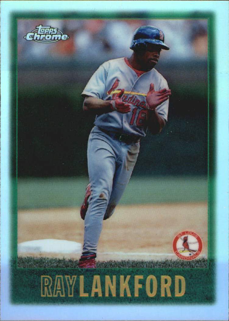 1997 Topps Chrome Refractors #33 Ray Lankford