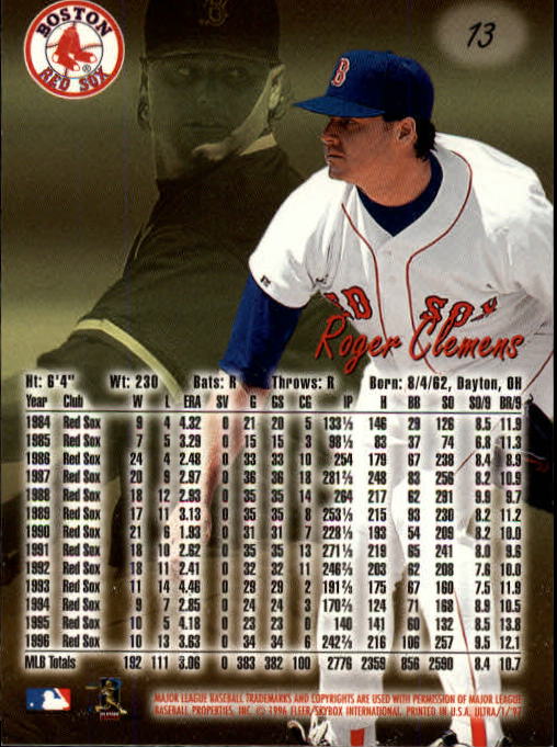 B2261- 1997 Ultra Baseball Card #s 1-250 +Rookies -You Pick- 15+ FREE US SHIP - Bild 25 von 476