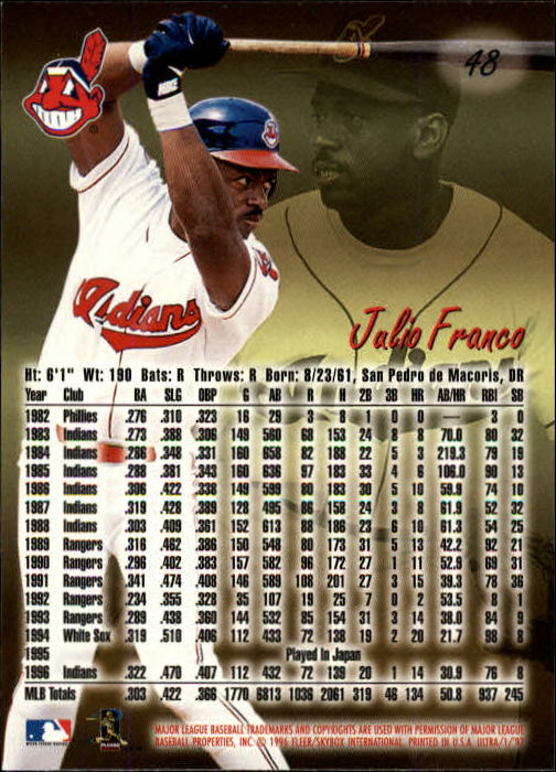 B2261- 1997 Ultra Baseball Karten #S 1-250 + Rookies -du Pick- 15 + Free US - Bild 85 von 450
