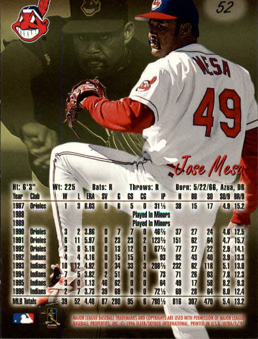 B2261- 1997 Ultra Baseball Karten #S 1-250 + Rookies -du Pick- 15 + Free US - Bild 93 von 450