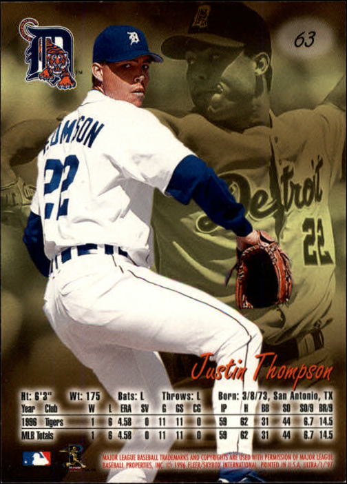 B2261- 1997 Ultra Baseball Karten #S 1-250 + Rookies -du Pick- 15 + Free US - Bild 113 von 450