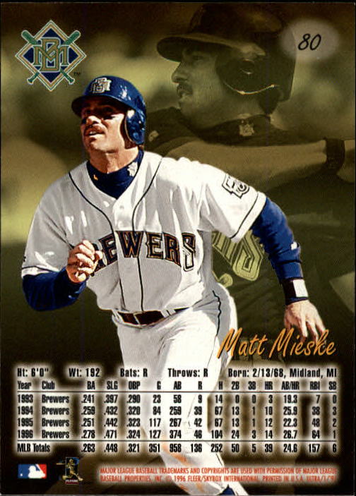 B2261- 1997 Ultra Baseball Karten #S 1-250 + Rookies -du Pick- 15 + Free US - Bild 145 von 450