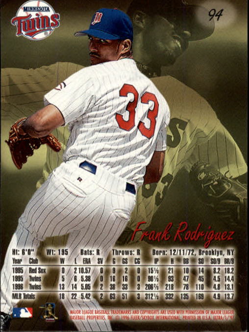 B2261- 1997 Ultra Baseball Karten #S 1-250 + Rookies -du Pick- 15 + Free US - Bild 173 von 450
