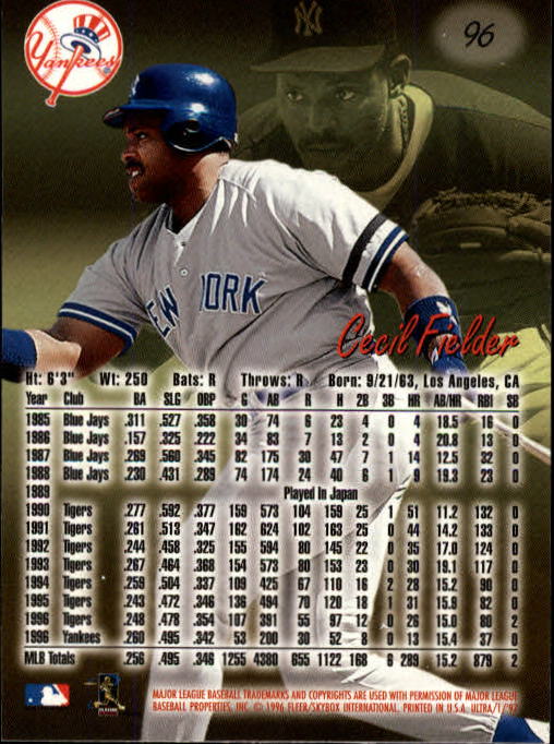 B2261- 1997 Ultra Baseball Karten #S 1-250 + Rookies -du Pick- 15 + Free US - Bild 177 von 450