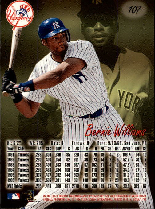 B2261- 1997 Ultra Baseball Karten #S 1-250 + Rookies -du Pick- 15 + Free US - Bild 195 von 450