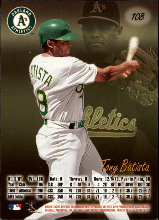 B2261- 1997 Ultra Baseball Karten #S 1-250 + Rookies -du Pick- 15 + Free US - Bild 197 von 450