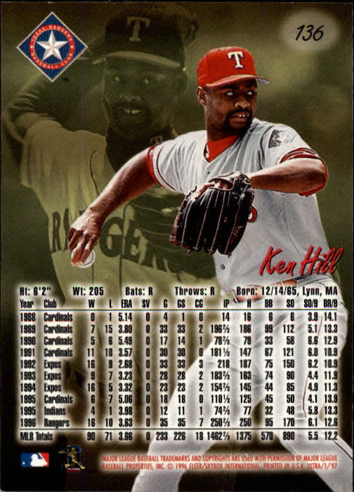 B2261- 1997 Ultra Baseball Karten #S 1-250 + Rookies -du Pick- 15 + Free US - Bild 247 von 450