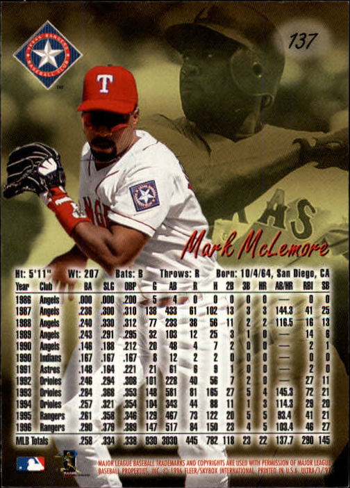 B2261- 1997 Ultra Baseball Karten #S 1-250 + Rookies -du Pick- 15 + Free US - Bild 249 von 450