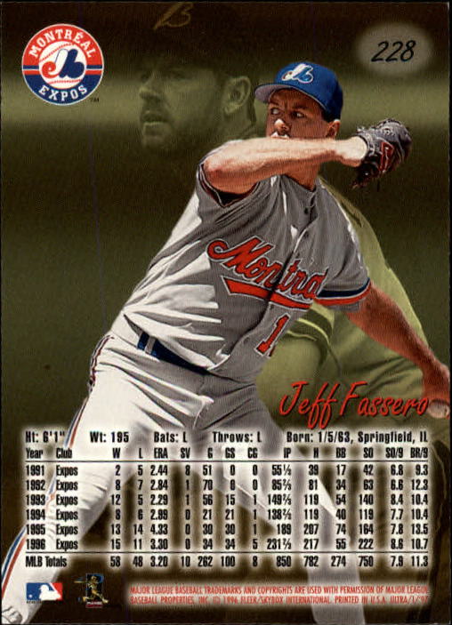 B2261- 1997 Ultra Baseball Karten #S 1-250 + Rookies -du Pick- 15 + Free US - Bild 410 von 450