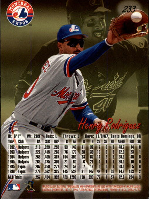 B2261- 1997 Ultra Baseball Karten #S 1-250 + Rookies -du Pick- 15 + Free US - Bild 418 von 450