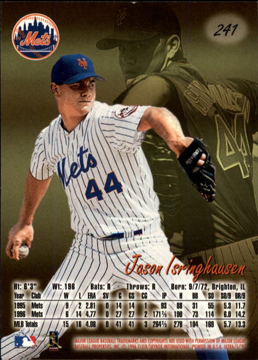 B2261- 1997 Ultra Baseball Karten #S 1-250 + Rookies -du Pick- 15 + Free US - Bild 432 von 450