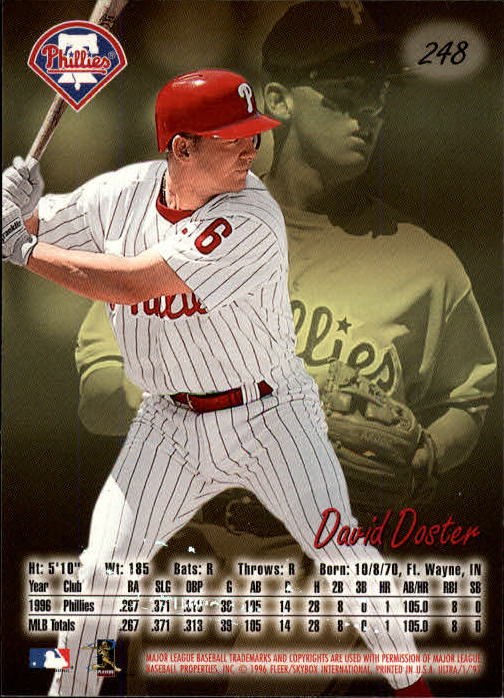 B2261- 1997 Ultra Baseball Karten #S 1-250 + Rookies -du Pick- 15 + Free US - Bild 446 von 450