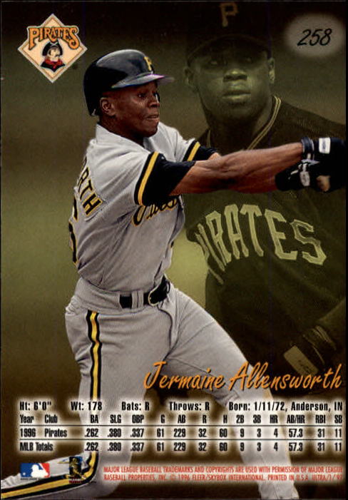B2261- 1997 Ultra Baseball Cards 251-500 +Rookies -You Pick- 15+ FREE US SHIP - Picture 13 of 375