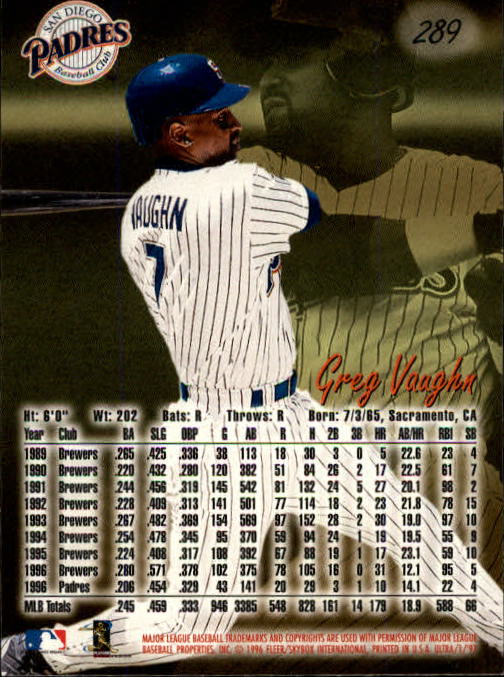 B2261- 1997 Ultra Baseball Cards 251-500 +Rookies -You Pick- 15+ FREE US SHIP - Picture 63 of 375