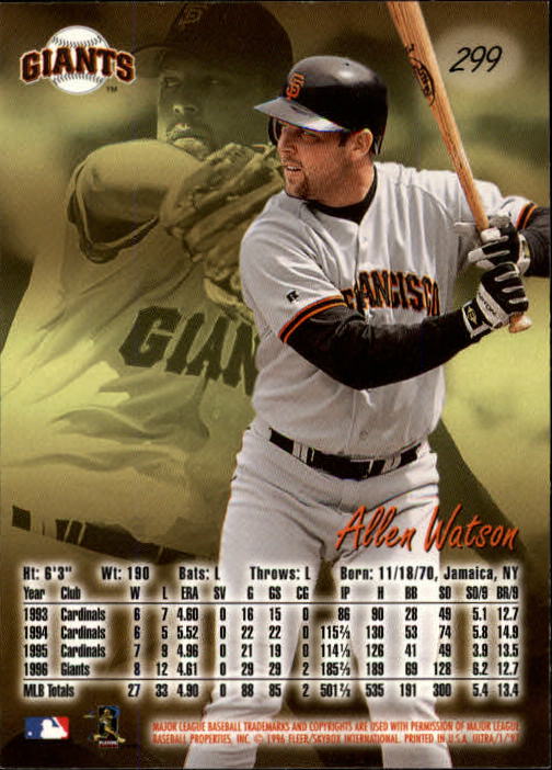 B2261- 1997 Ultra Baseball Cards 251-500 +Rookies -You Pick- 15+ FREE US SHIP - Picture 81 of 375
