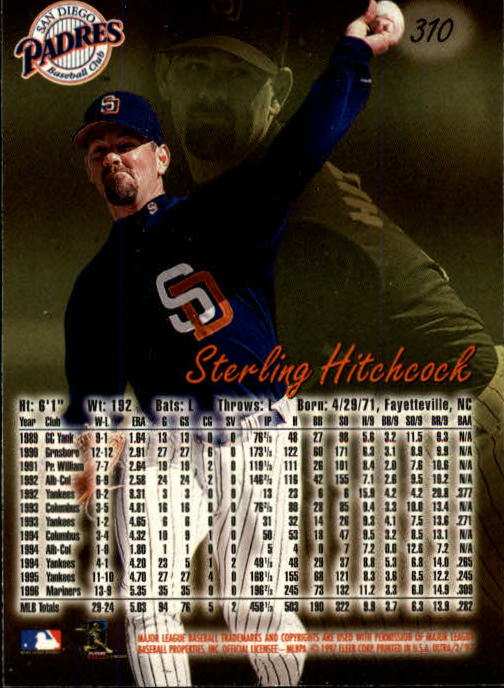 B2261- 1997 Ultra Baseball Cards 251-500 +Rookies -You Pick- 15+ FREE US SHIP - Picture 103 of 375