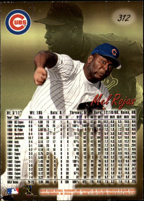 B2261- 1997 Ultra Baseball Cards 251-500 +Rookies -You Pick- 15+ FREE US SHIP - Picture 107 of 375