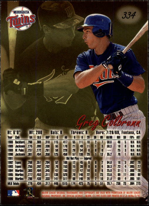 B2261- 1997 Ultra Baseball Cards 251-500 +Rookies -You Pick- 15+ FREE US SHIP - Picture 139 of 375