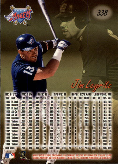 B2261- 1997 Ultra Baseball Cards 251-500 +Rookies -You Pick- 15+ FREE US SHIP - Picture 145 of 375