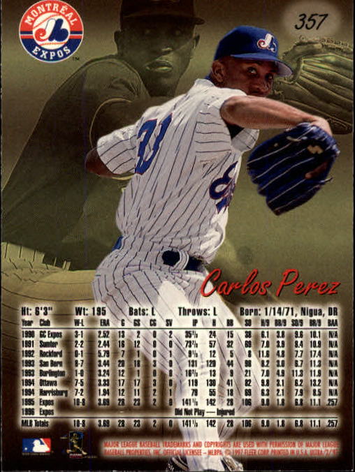 B2261- 1997 Ultra Baseball Cards 251-500 +Rookies -You Pick- 15+ FREE US SHIP - Picture 172 of 375