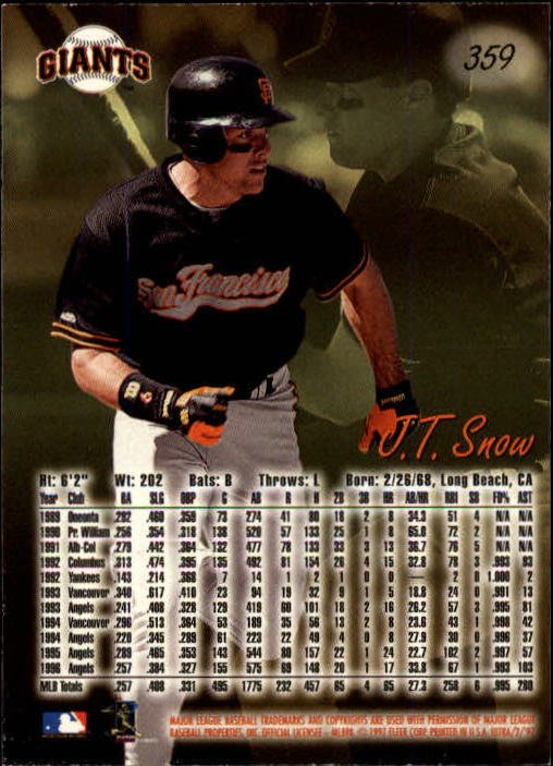 B2261- 1997 Ultra Baseball Cards 251-500 +Rookies -You Pick- 15+ FREE US SHIP - Picture 176 of 375