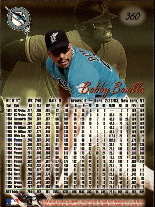 B2261- 1997 Ultra Baseball Cards 251-500 +Rookies -You Pick- 15+ FREE US SHIP - Picture 220 of 495