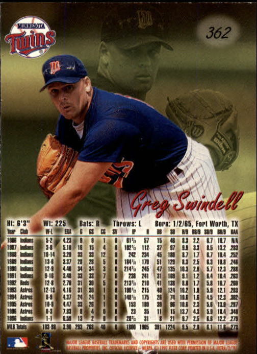 B2261- 1997 Ultra Baseball Cards 251-500 +Rookies -You Pick- 15+ FREE US SHIP - Picture 224 of 495
