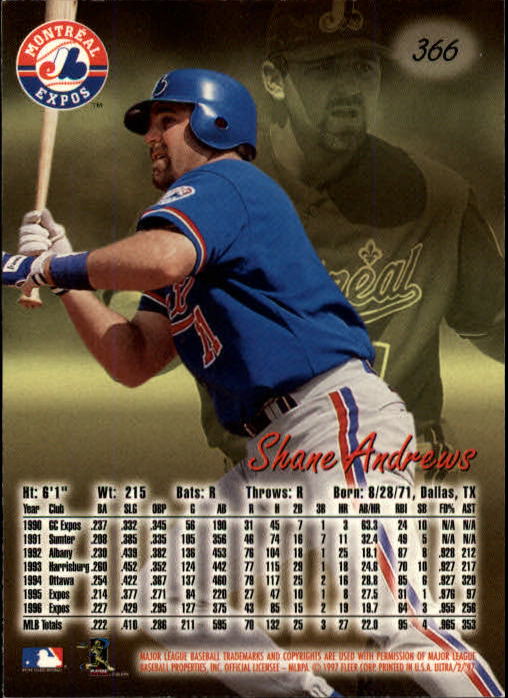 B2261- 1997 Ultra Baseball Cards 251-500 +Rookies -You Pick- 15+ FREE US SHIP - Picture 184 of 375