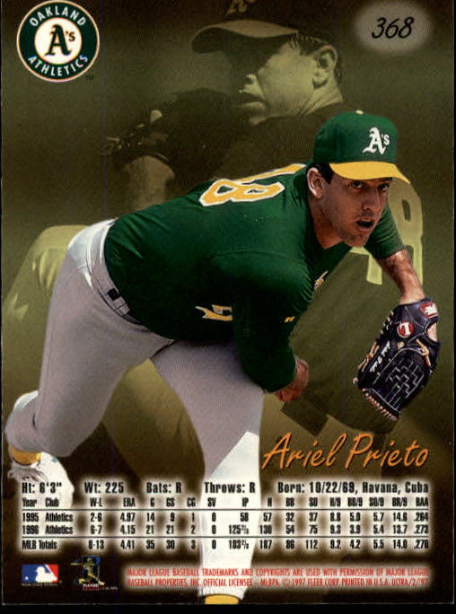 B2261- 1997 Ultra Baseball Cards 251-500 +Rookies -You Pick- 15+ FREE US SHIP - Picture 188 of 375