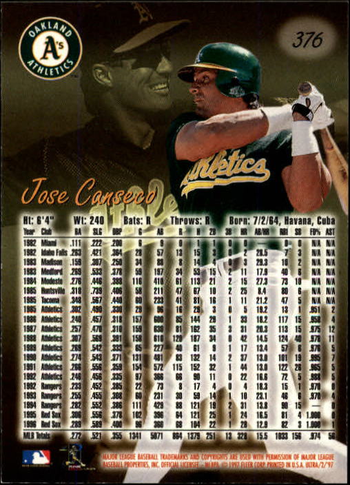 B2261- 1997 Ultra Baseball Cards 251-500 +Rookies -You Pick- 15+ FREE US SHIP - Picture 252 of 495