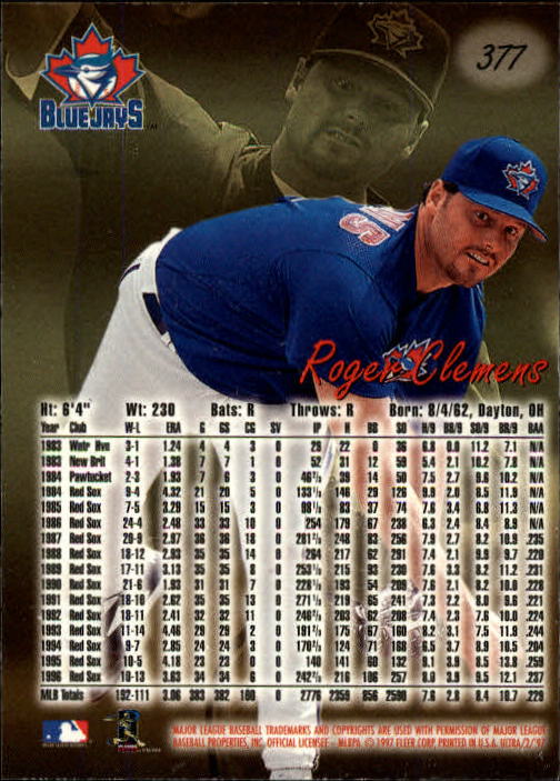 B2261- 1997 Ultra Baseball Cards 251-500 +Rookies -You Pick- 15+ FREE US SHIP - Picture 200 of 375